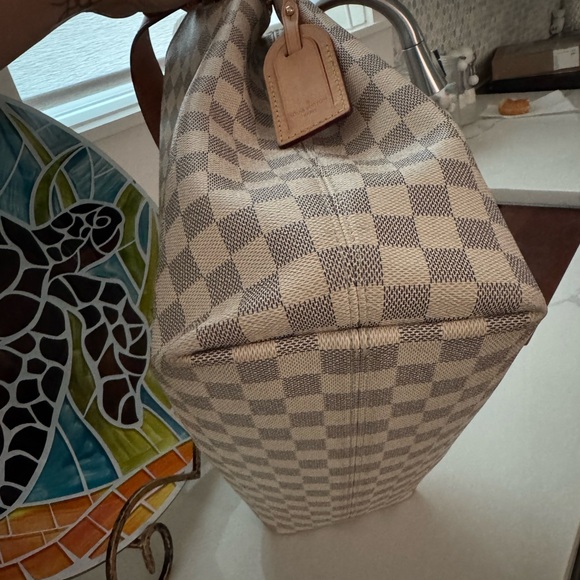 🚨Half off limited time! 🚨Louis Vuitton graceful MM damier Azur rose ballerine - Picture 9 of 9